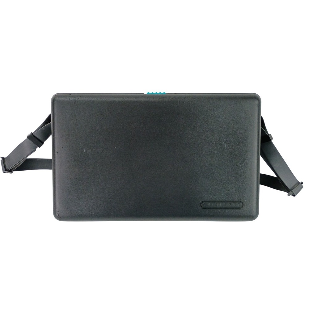 Laserline 40 Disc CD DVD Holder Portable Carrying Case Car Storage Black Vintage